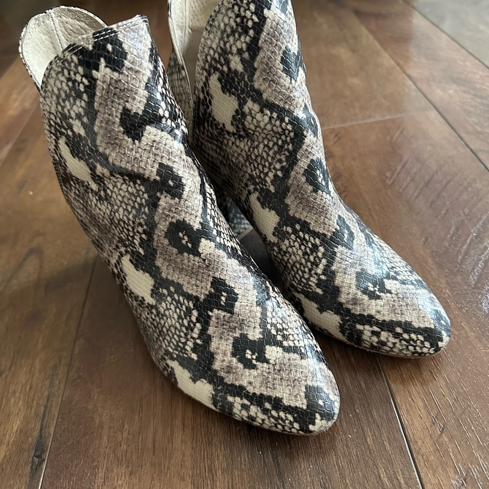Steve Madden Snakeskin Rookie Booties